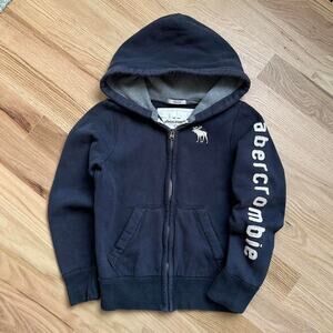 Vintage 2000s Abercrombie Preppy Zip Up Hoodie Sweatshirt